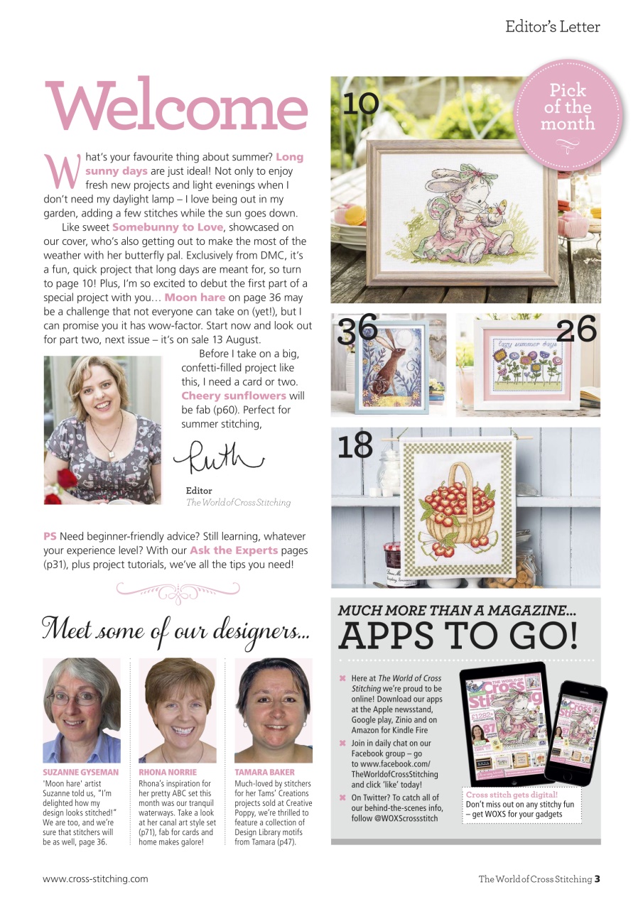 The World of Cross Stitching Preview Pages