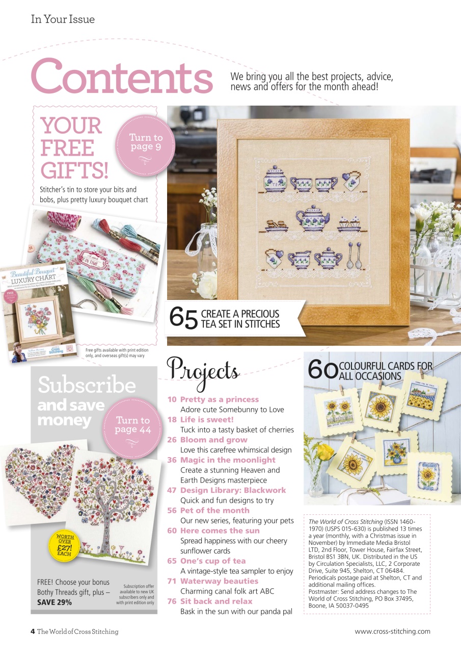 The World of Cross Stitching Preview Pages