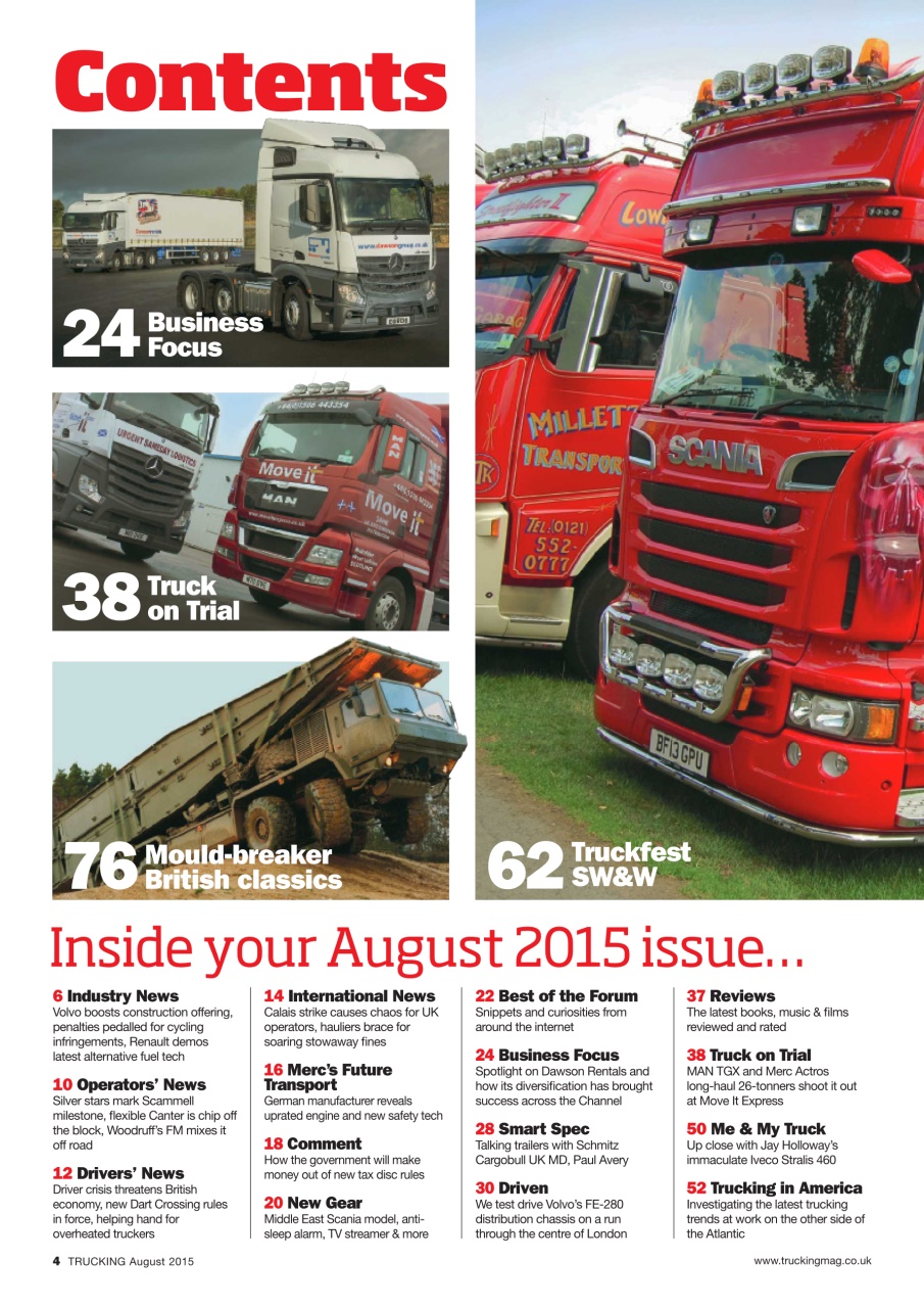 Trucking Magazine Preview Pages