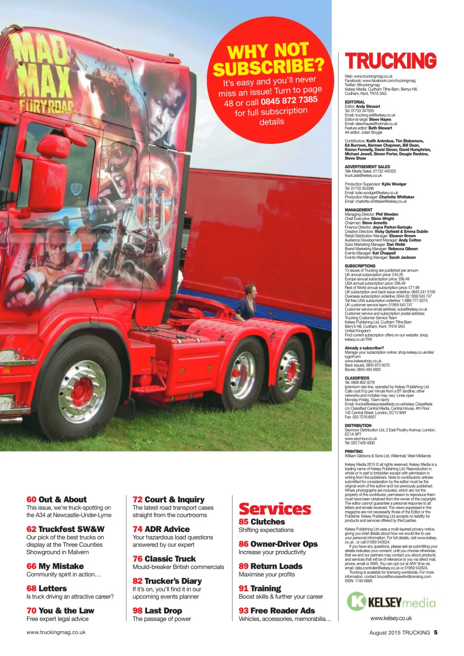 Trucking Magazine Preview Pages