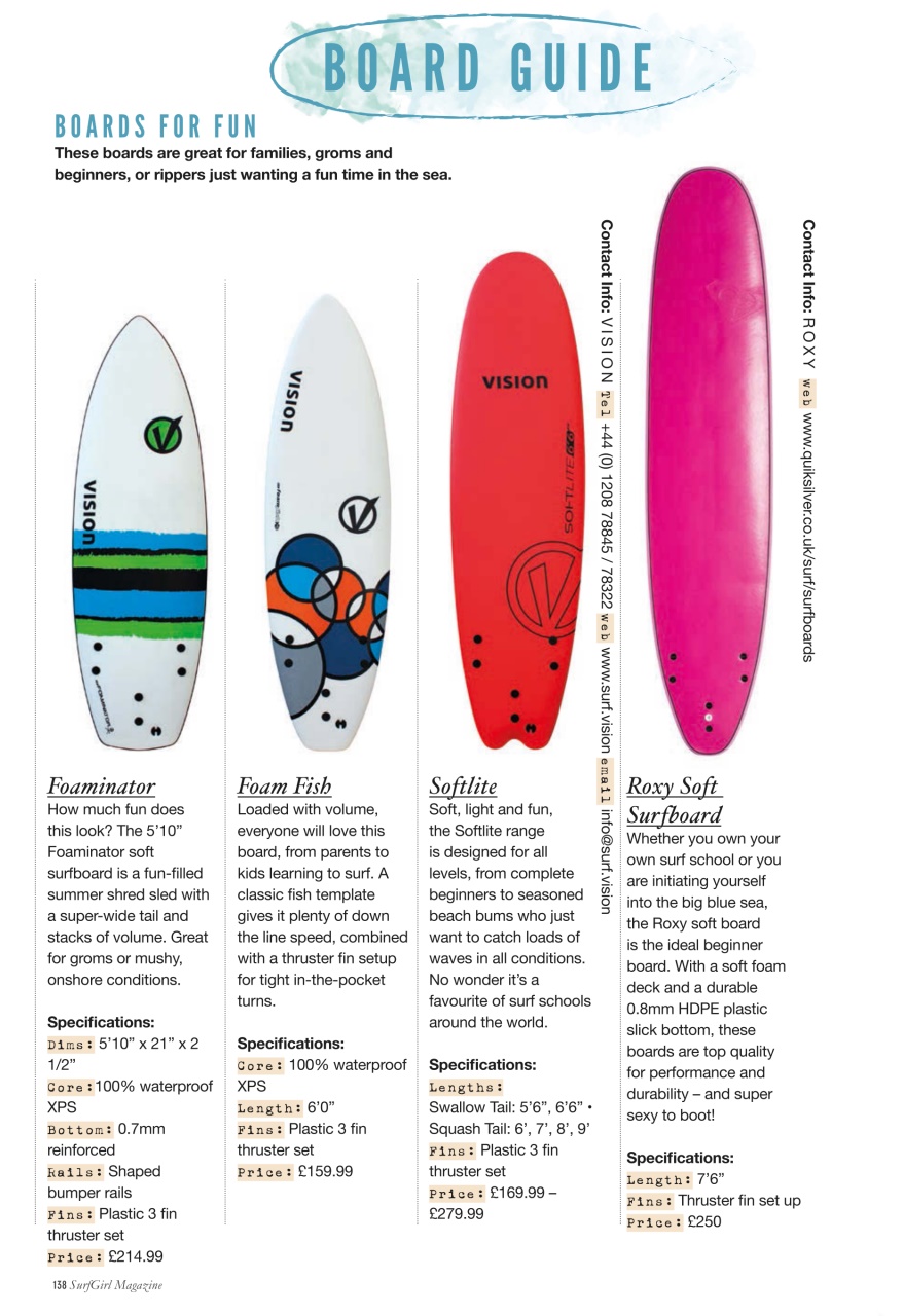 SurfGirl Magazine Preview Pages