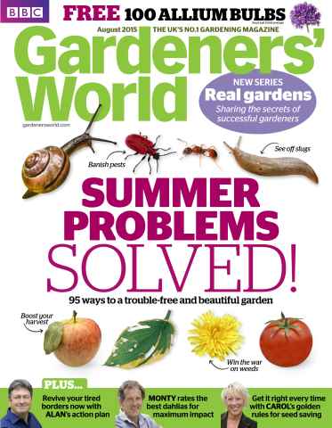 BBC Gardeners’ World Magazine issue August 2015