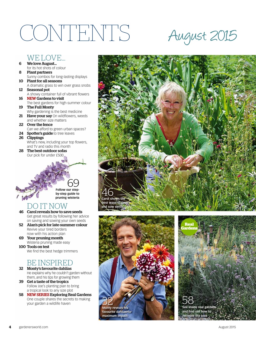 BBC Gardeners’ World Magazine Preview Pages