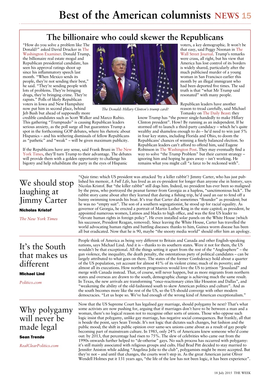 The Week Preview Pages