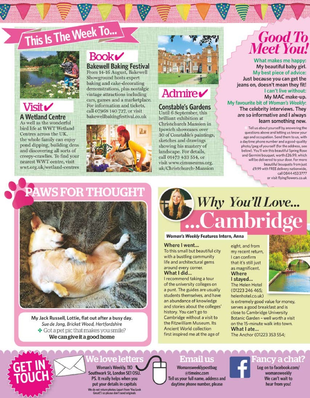 Woman's Weekly Preview Pages