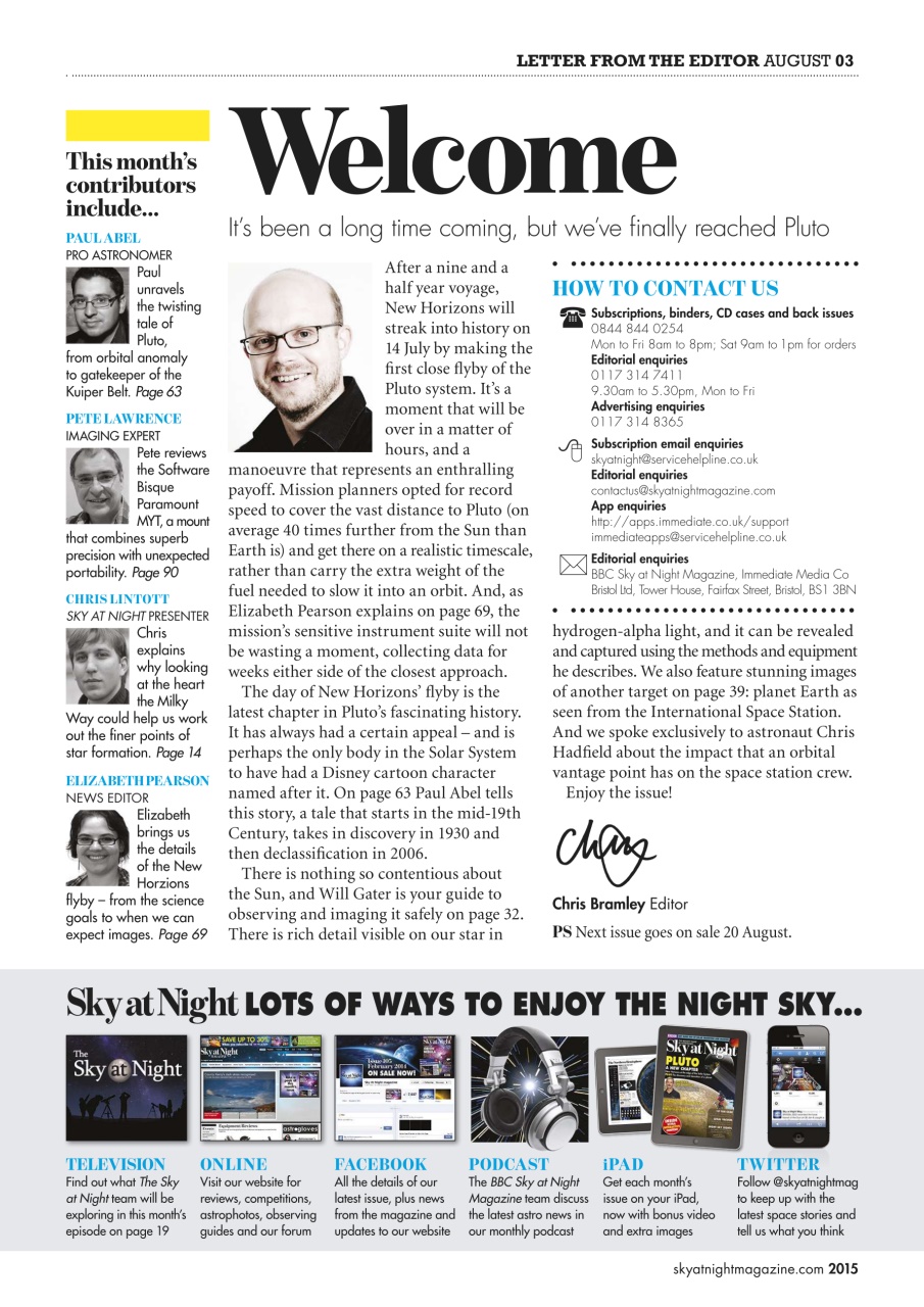 BBC Sky at Night Magazine Preview Pages