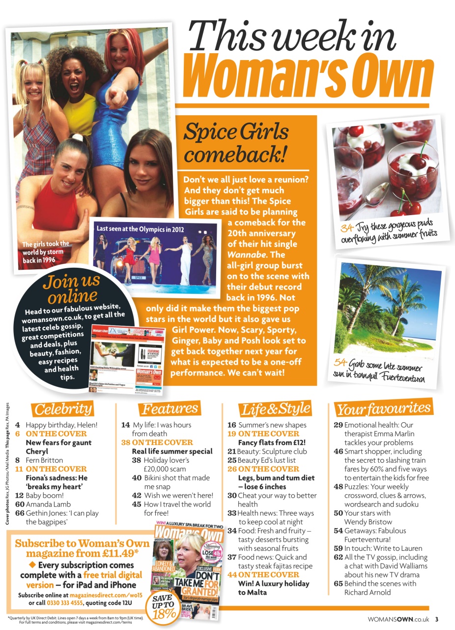 Woman's Own Preview Pages