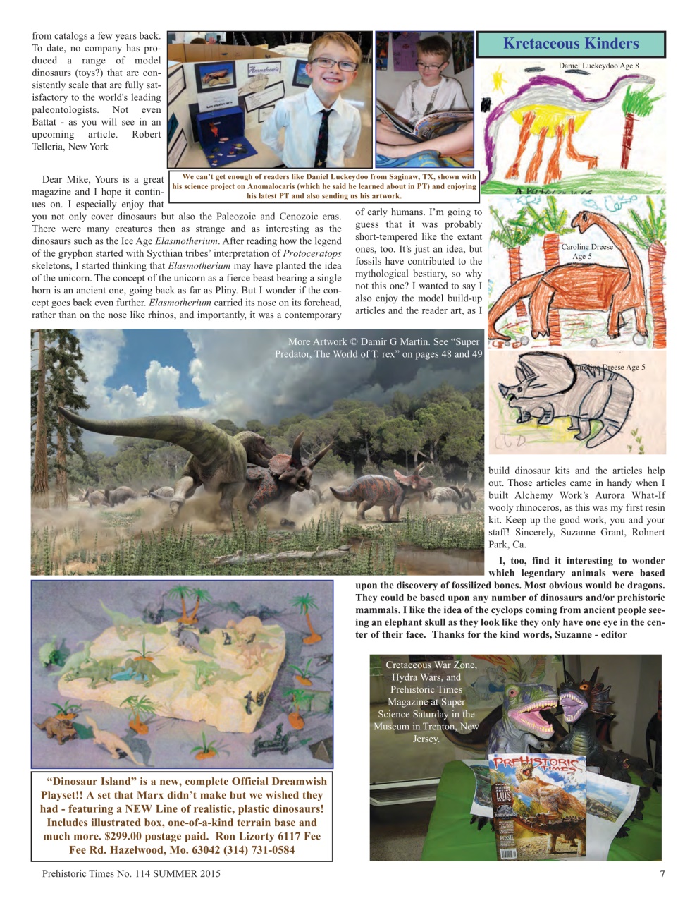 Prehistoric Times Preview Pages
