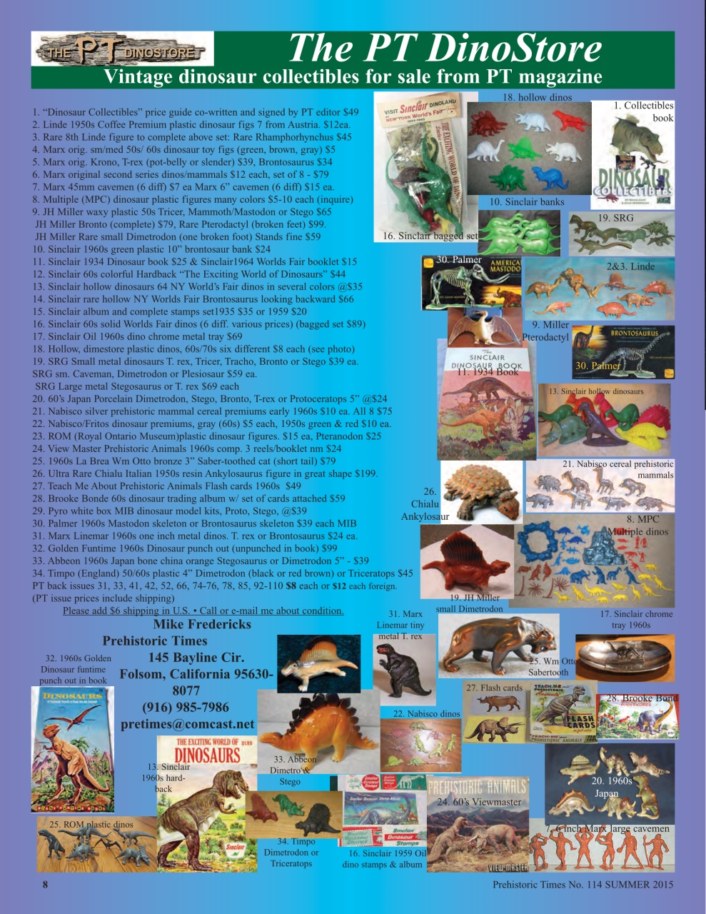 Prehistoric Times Preview Pages