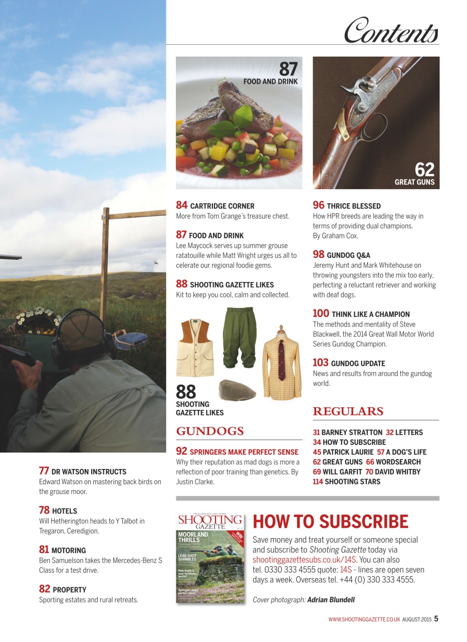 Shooting Gazette Preview Pages