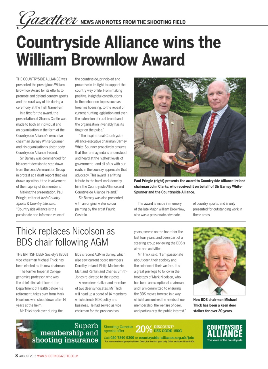 Shooting Gazette Preview Pages