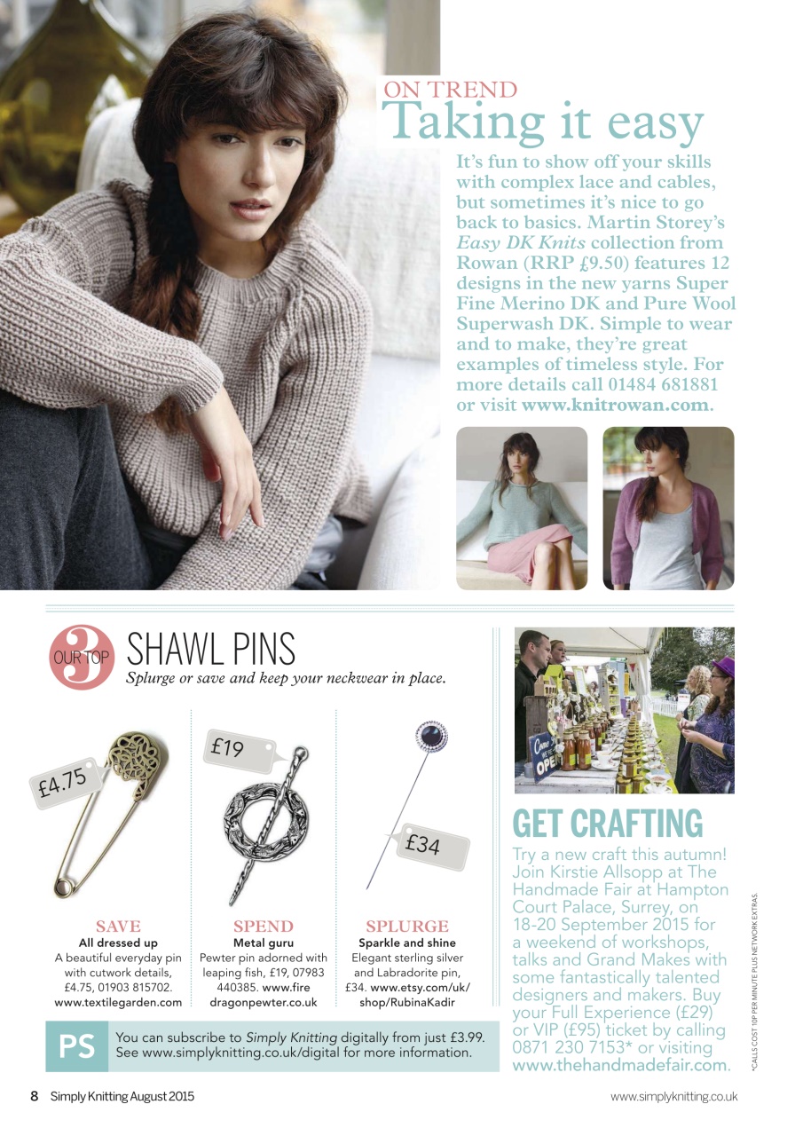 Simply Knitting Preview Pages