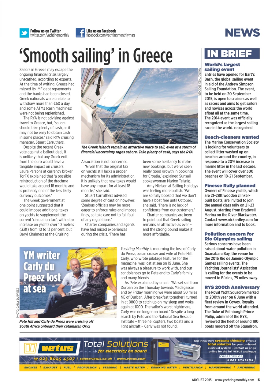 Yachting Monthly Preview Pages