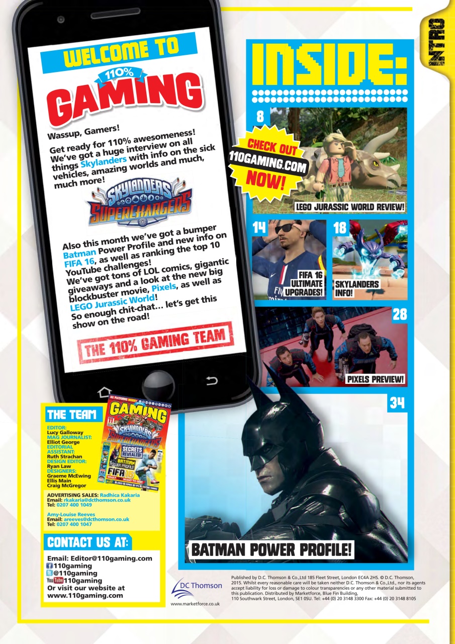 110% Gaming Preview Pages