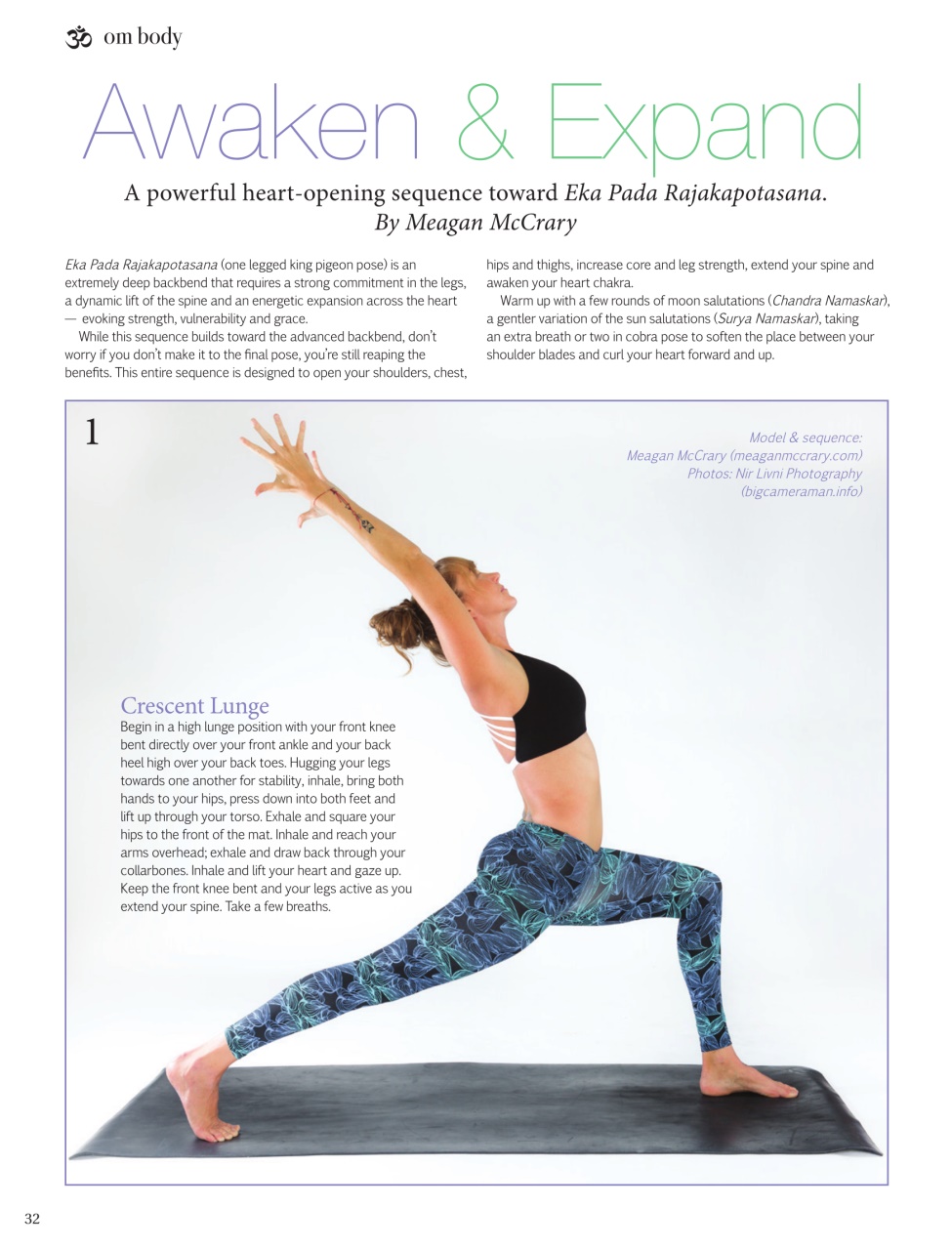 OM Yoga Magazine Preview Pages