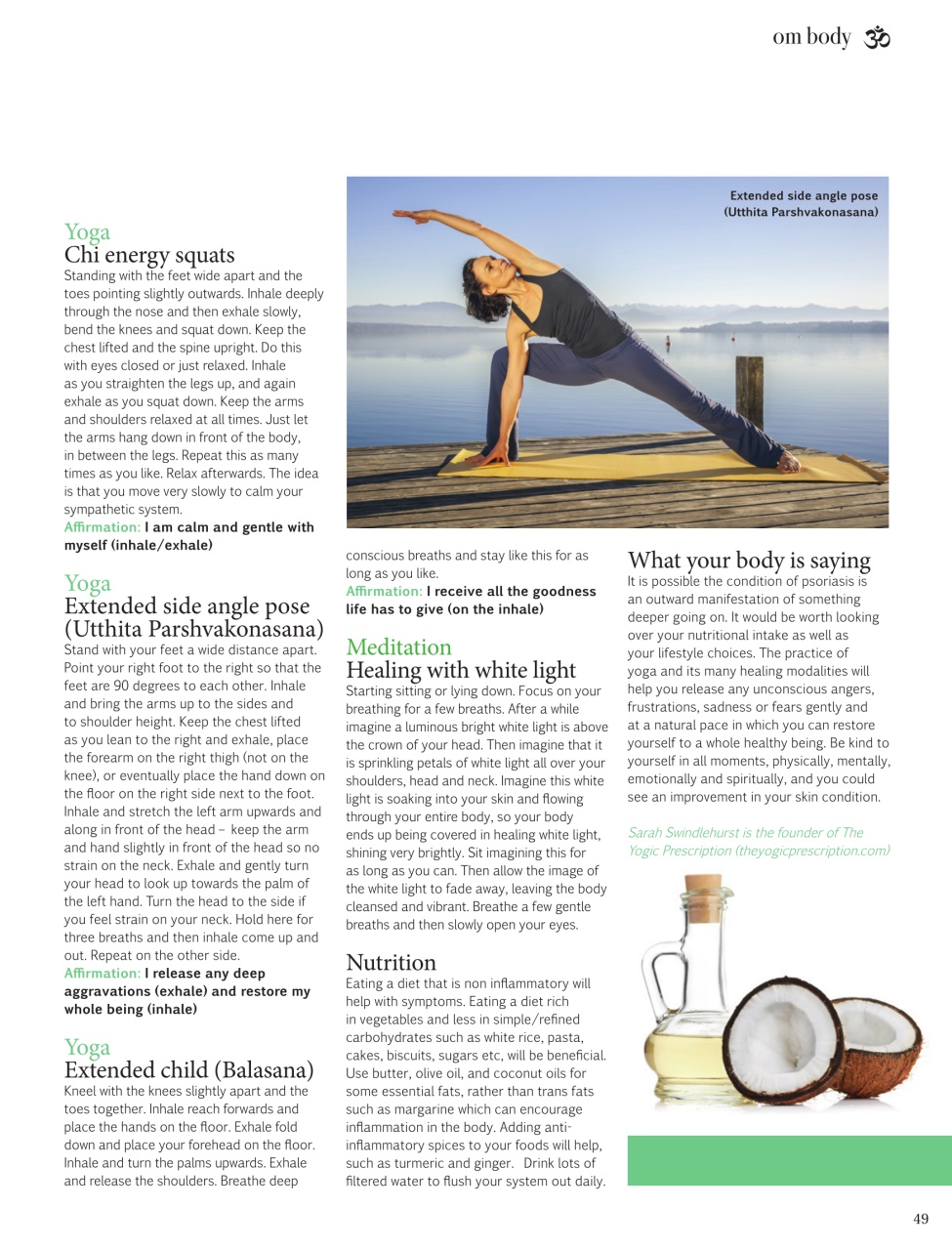 OM Yoga Magazine Preview Pages