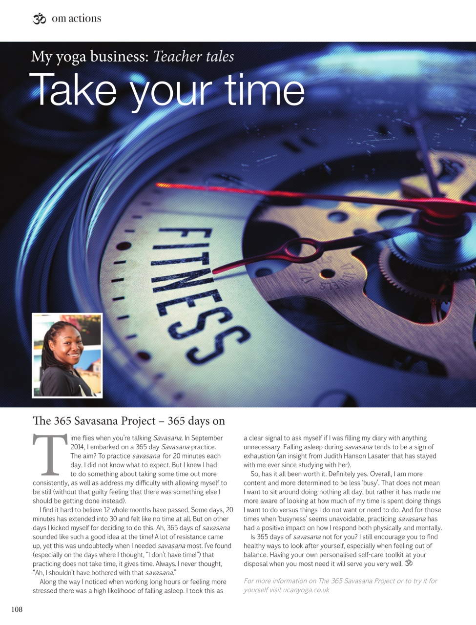 OM Yoga Magazine Preview Pages