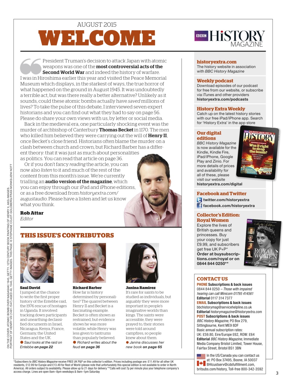 History Extra Magazine Preview Pages