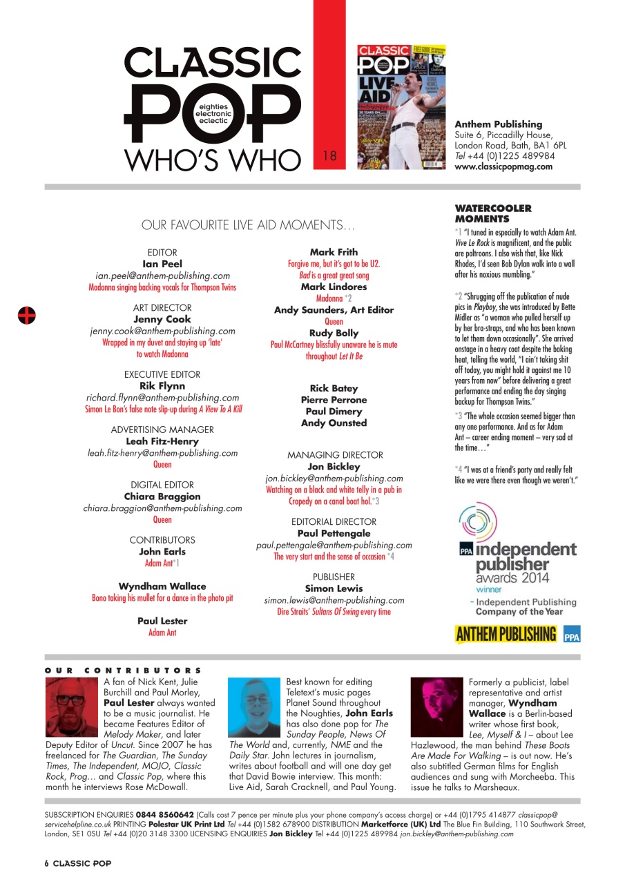 Classic Pop Preview Pages