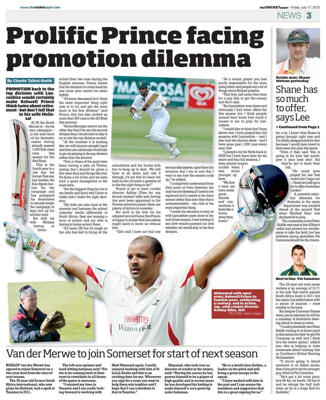 The Cricket Paper Preview Pages