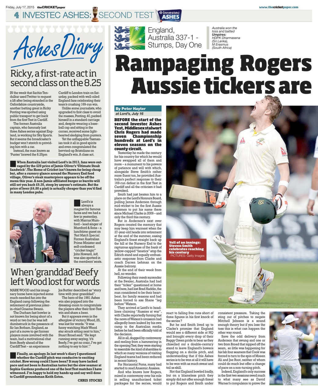 The Cricket Paper Preview Pages