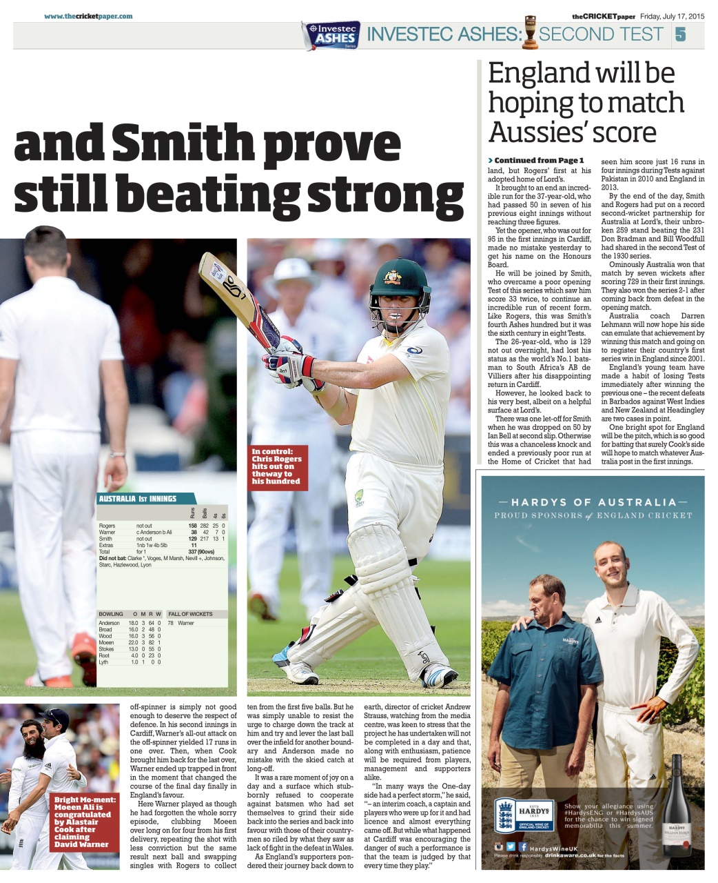 The Cricket Paper Preview Pages