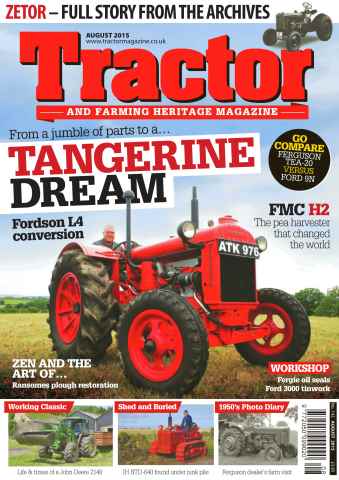 Tractor & Farming Heritage Magazine issue August 2015: Tangerine Dream