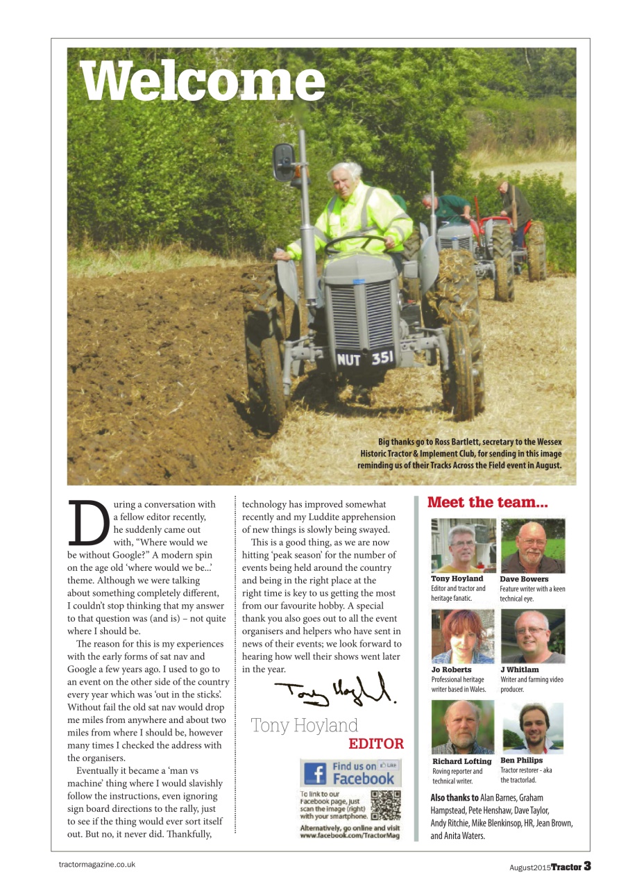 Tractor & Farming Heritage Magazine Preview Pages