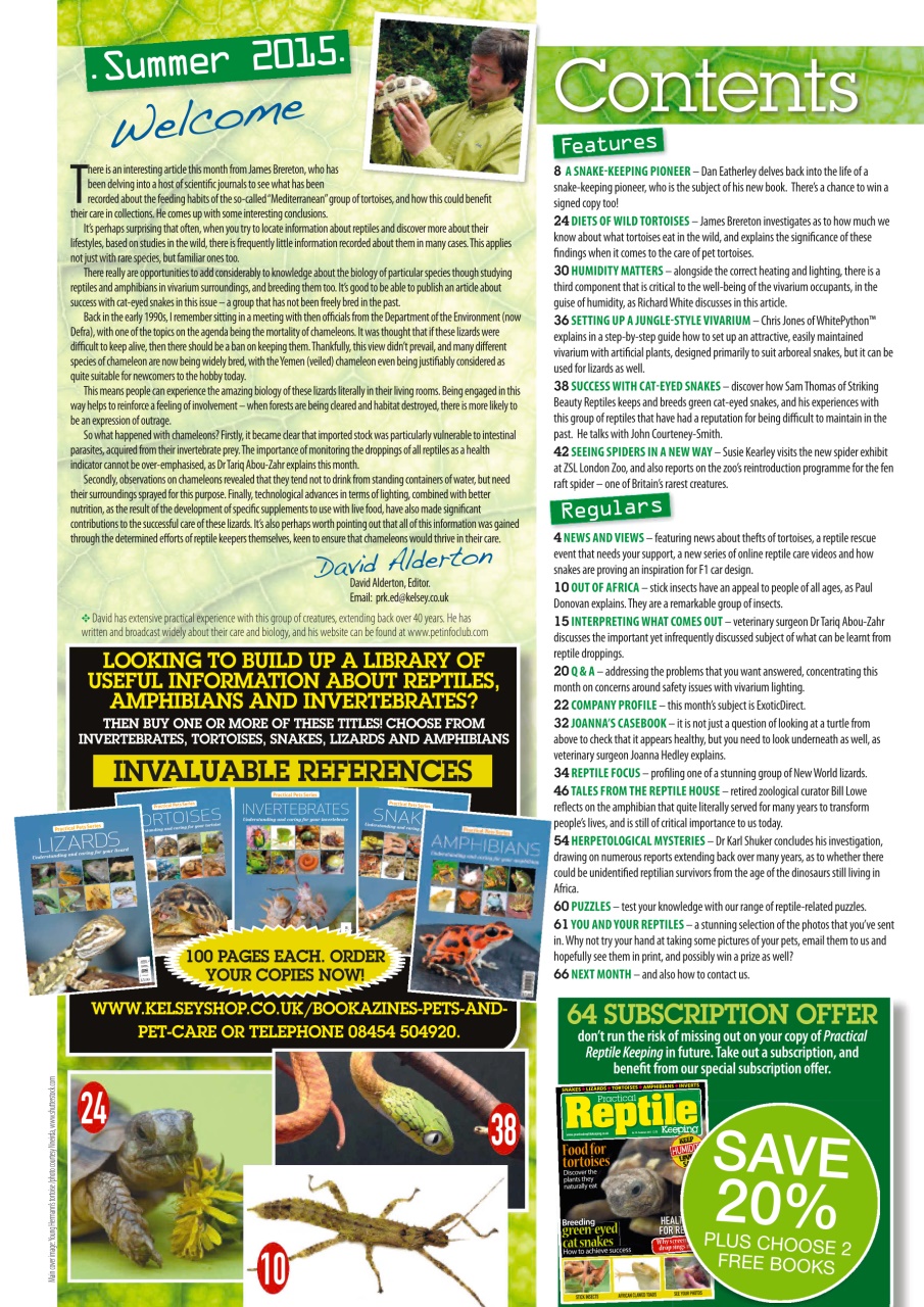 Practical Reptile Keeping Preview Pages
