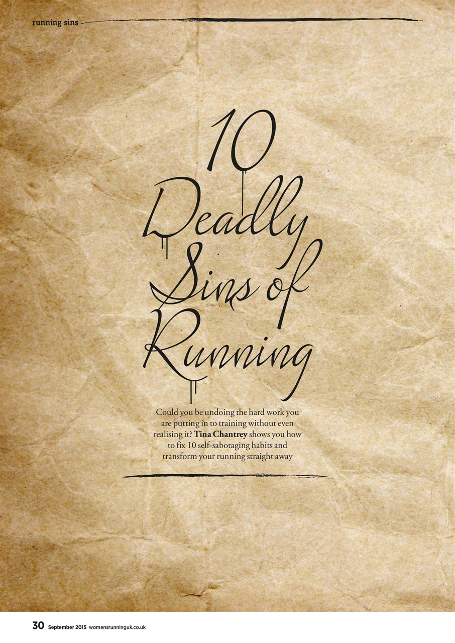 Women’s Running Preview Pages