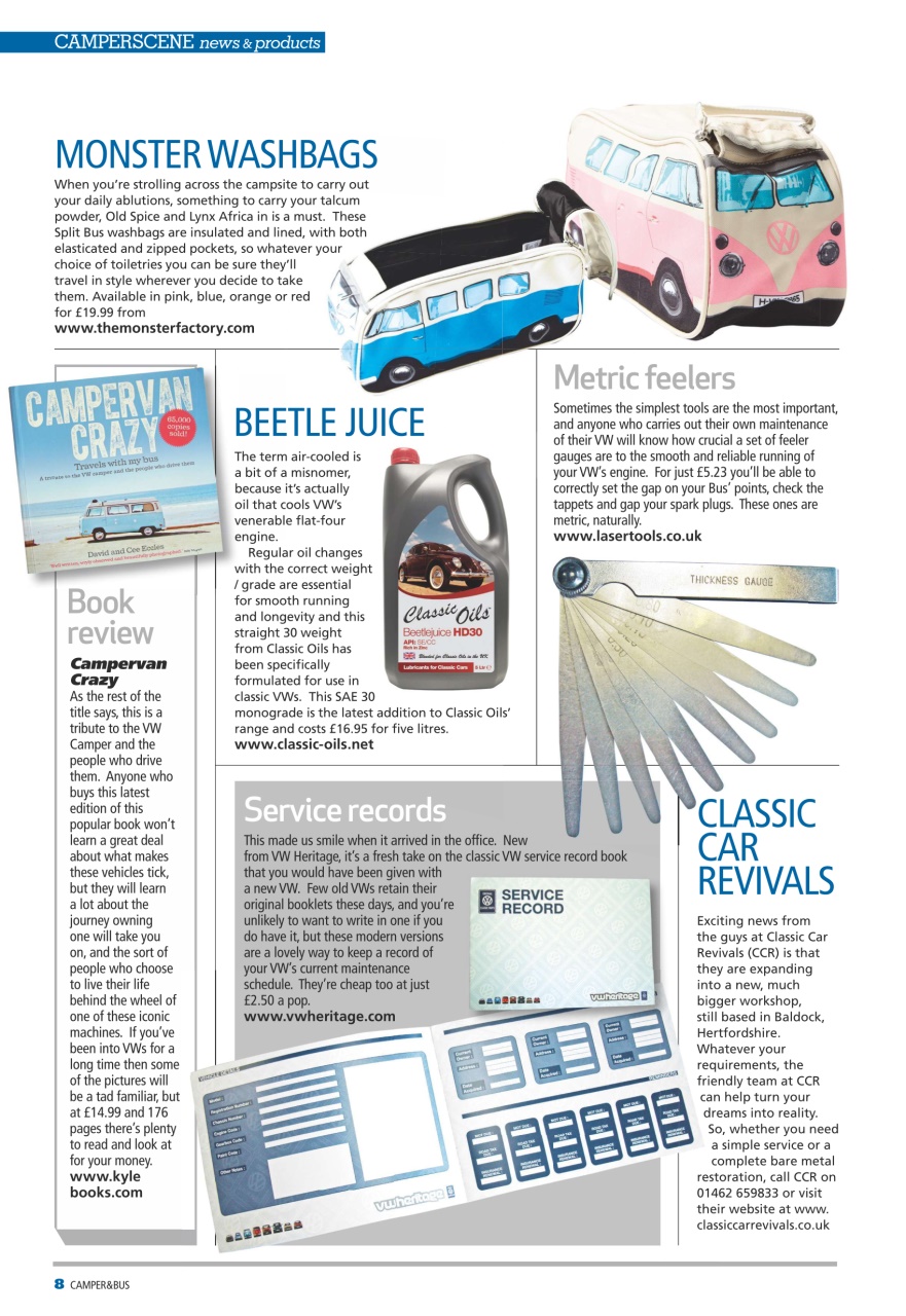 VW Camper Preview Pages