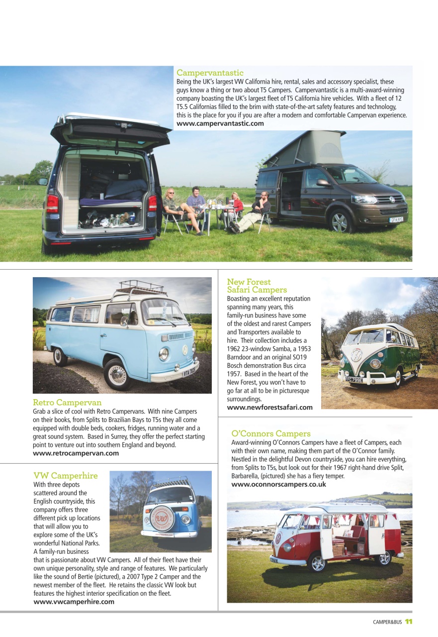 VW Camper Preview Pages