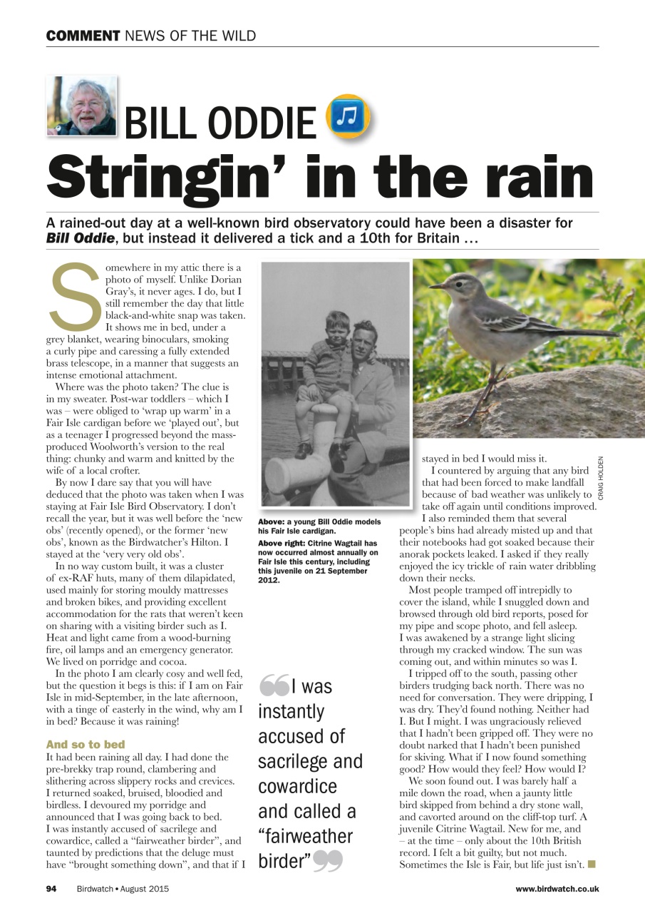 Birdwatch Magazine Preview Pages