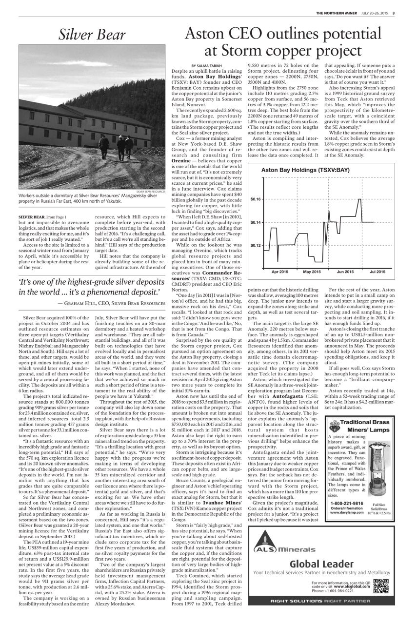 The Northern Miner Preview Pages