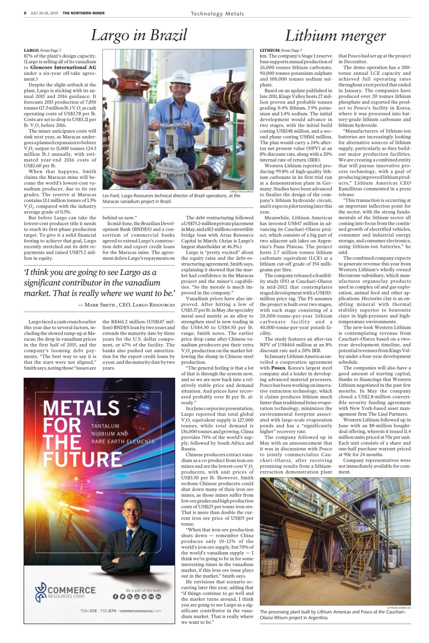 The Northern Miner Preview Pages