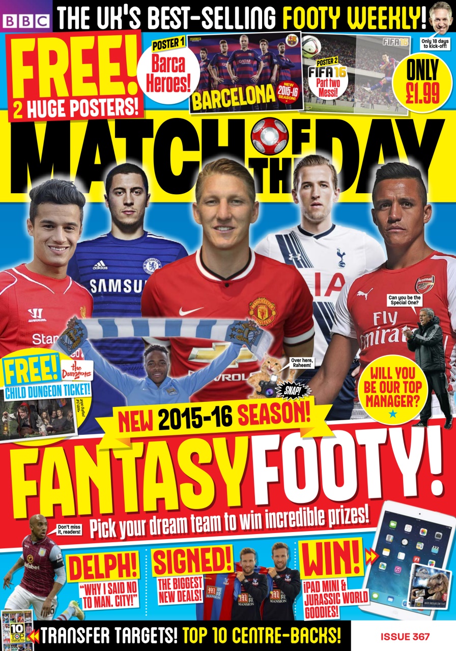 Match of the Day Preview Pages