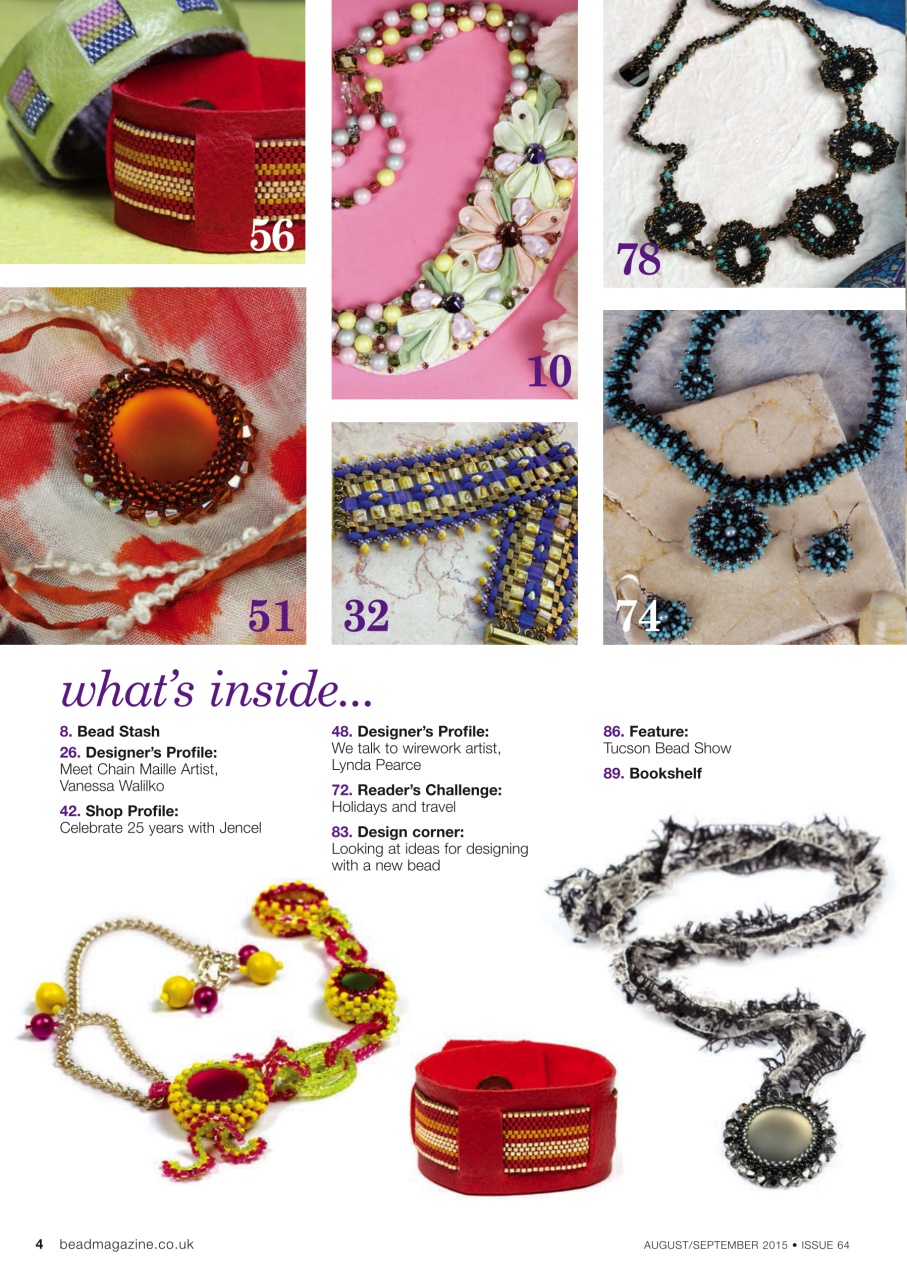 Bead & Jewellery Magazine Preview Pages