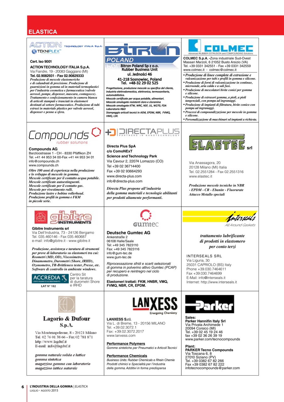L’industria della Gomma Preview Pages