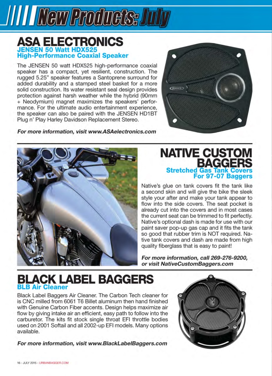 Urban Bagger Preview Pages