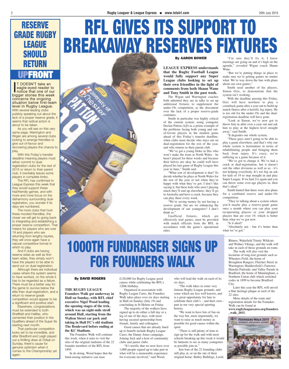 League Express Preview Pages