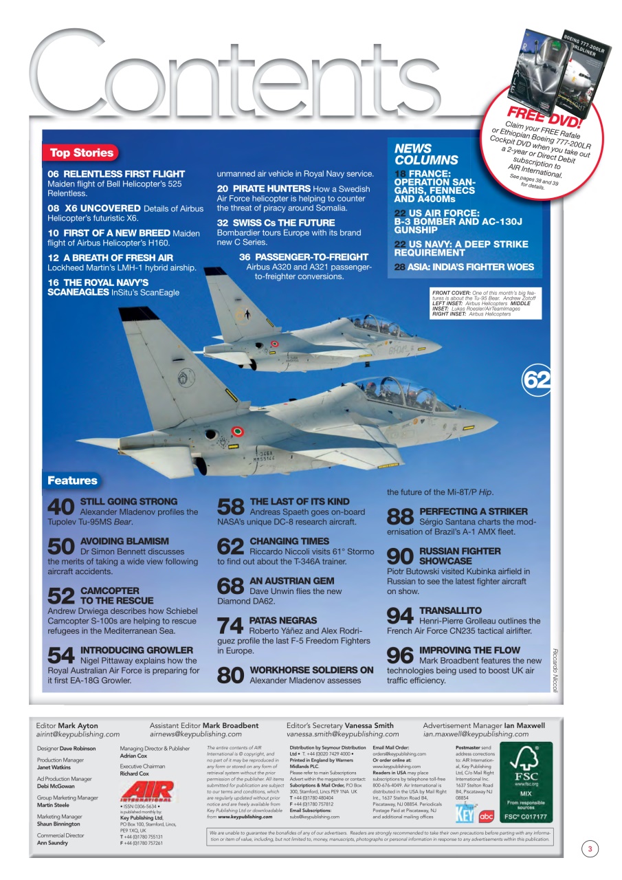 AIR International Preview Pages