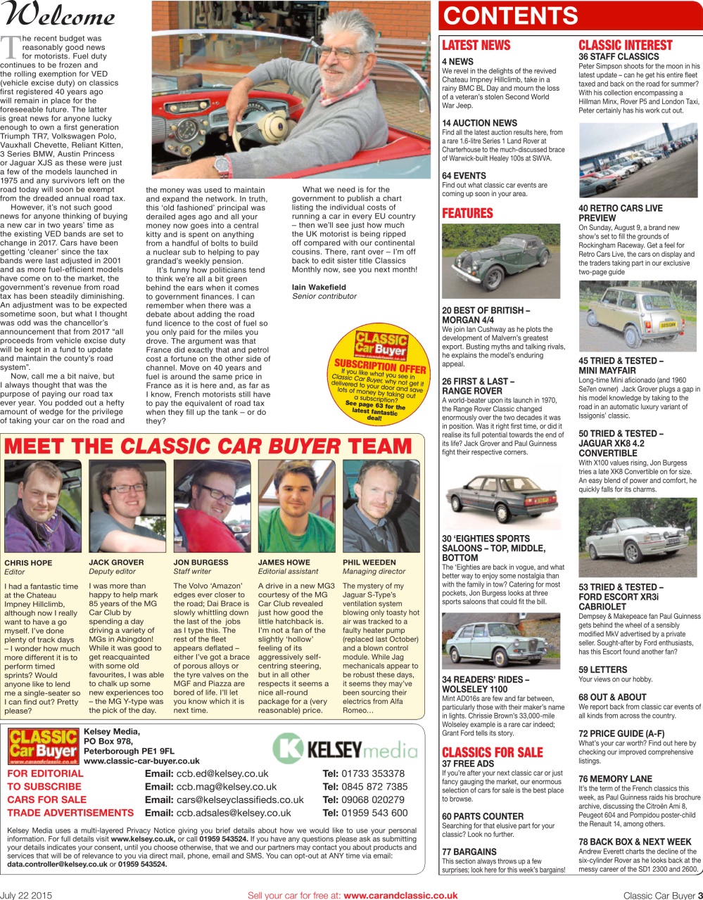 Classic Car Buyer Preview Pages