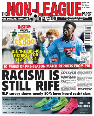 The Non-League Football Paper issue 19th July 2015