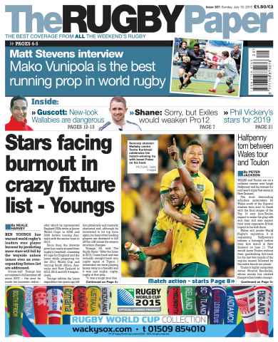 The Rugby Paper issue 19th July 2015