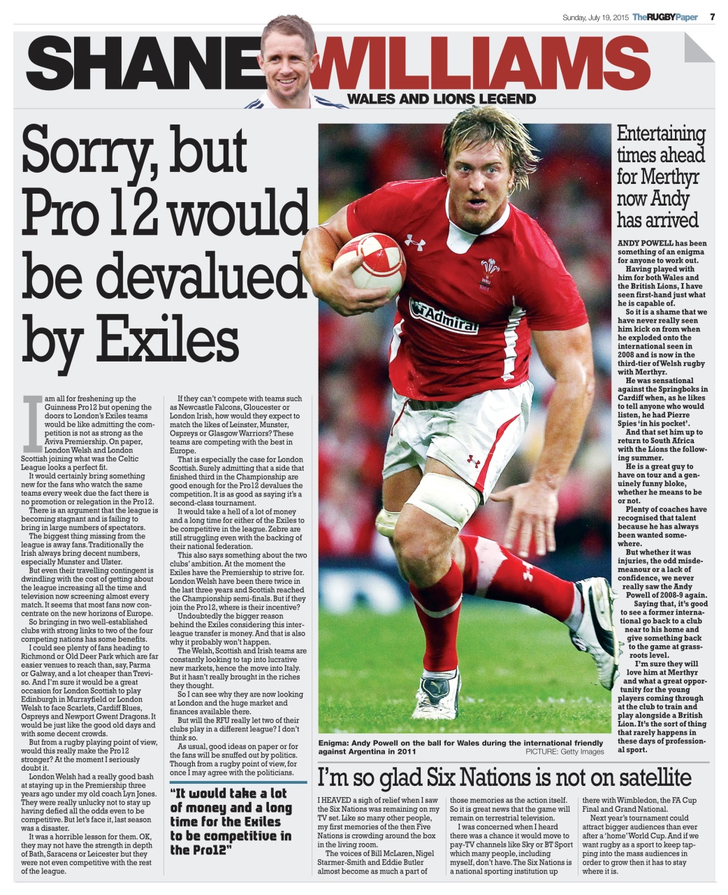 The Rugby Paper Preview Pages