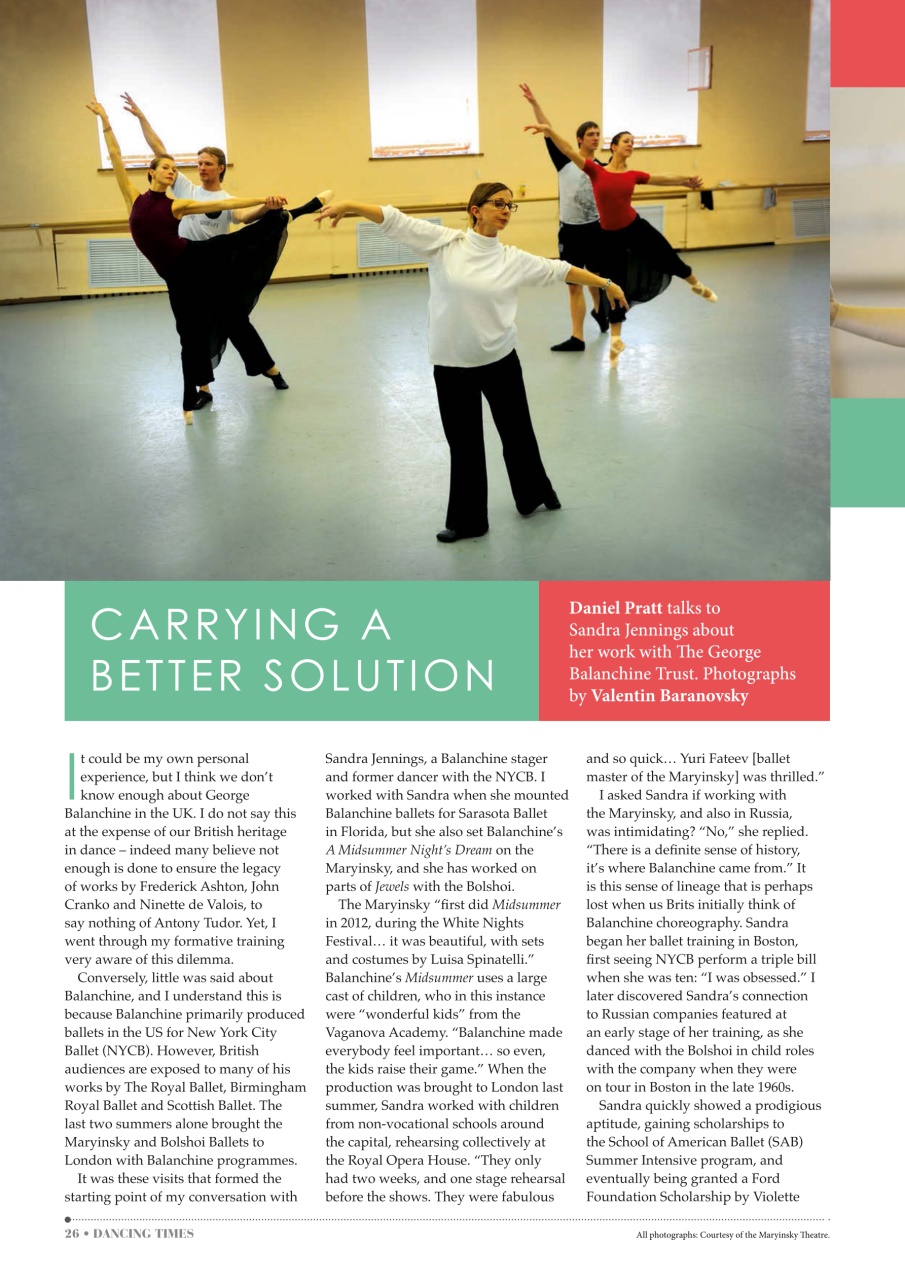 Dancing Times Preview Pages