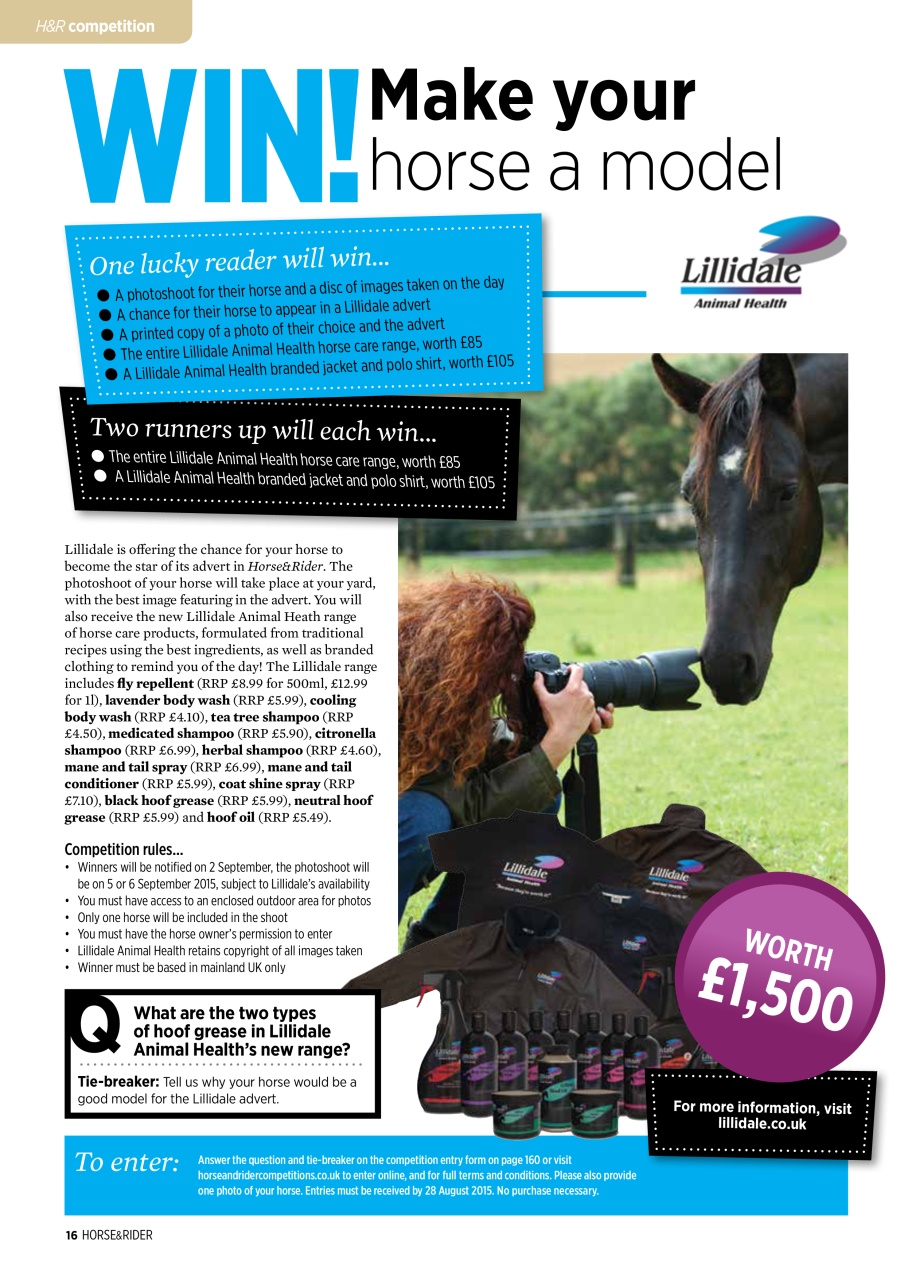 Horse&Rider Magazine - UK equestrian magazine for Horse and Rider Preview Pages