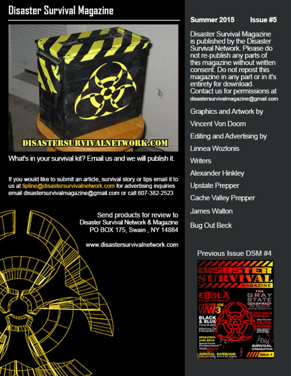 Disaster Survival Magazine Preview Pages