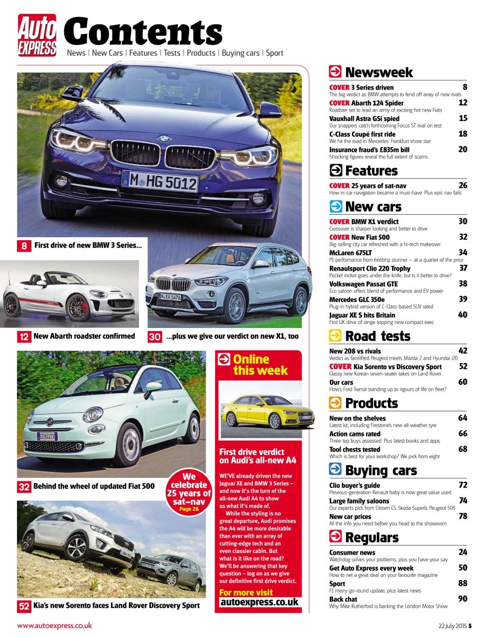 Auto Express Preview Pages