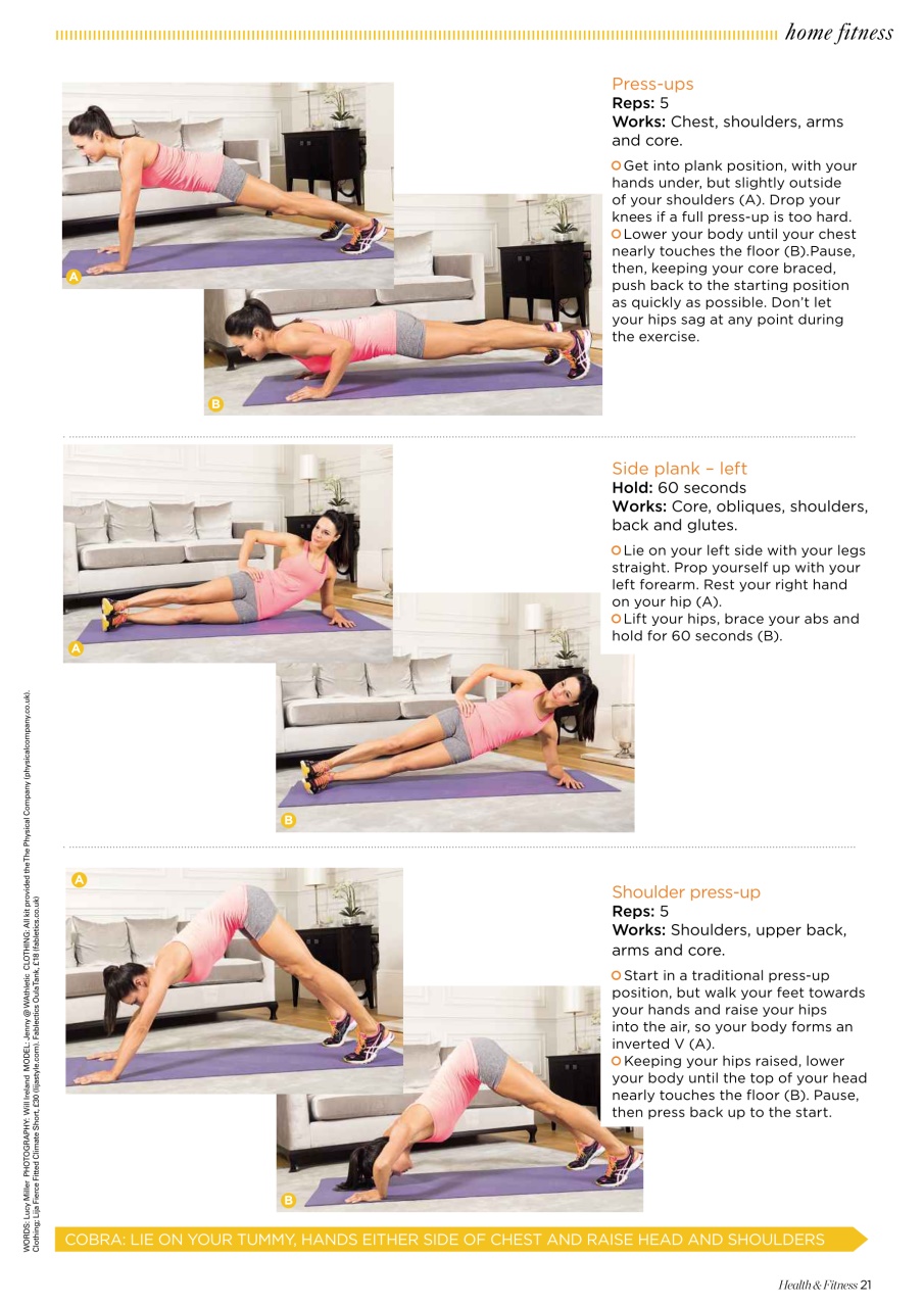 Women’s Fitness Preview Pages